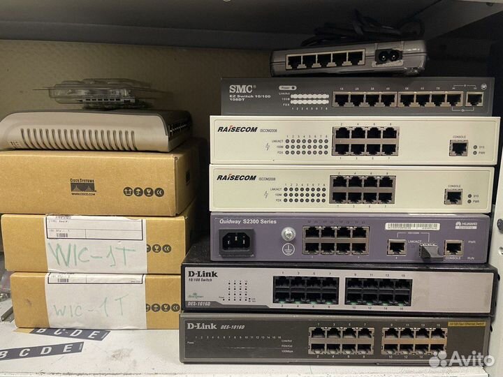 Коммутаторы и SFP Allied Telesis, Cisco