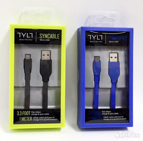 Плоский кабель Micro-USB USB-C для моб устройств 1