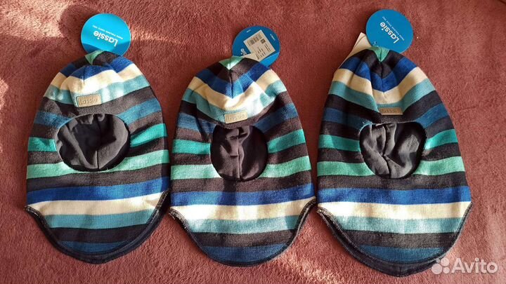 Шапка шлем lassie новая (размеры 48 и 50) зима