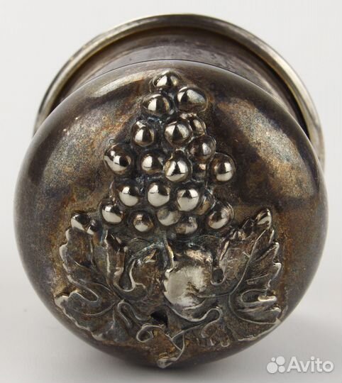 Пробка для вина. Серебро Европа. Середина хх века