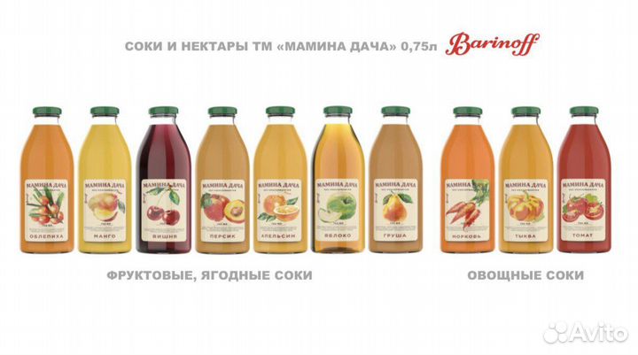 Соки, топпинги, сироп, морс, энергетики оптом, сок