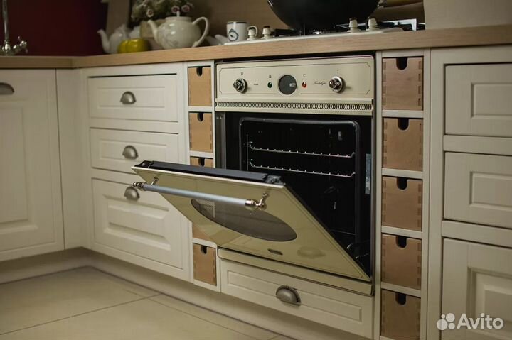 Кухня на заказ угловая прямая с островком