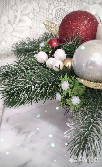 Новогодний подсвечник