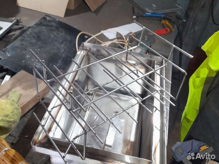 Коптильня горячего копчения из нержавейки