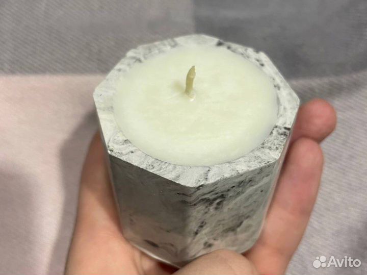 Ароматическая свеча ручной работы