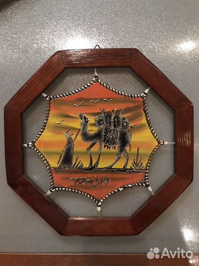 Картина на коже (раз.28х28),Тунис