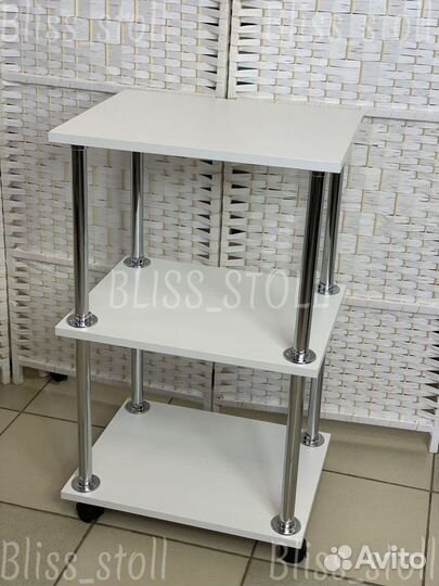 Этажерка на колесиках. Тележка косметологическая