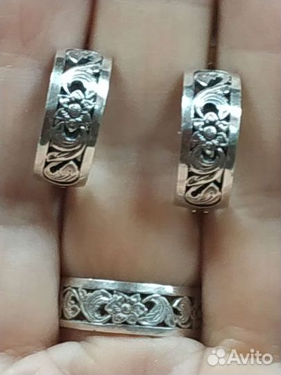 Серебряный комплект 925