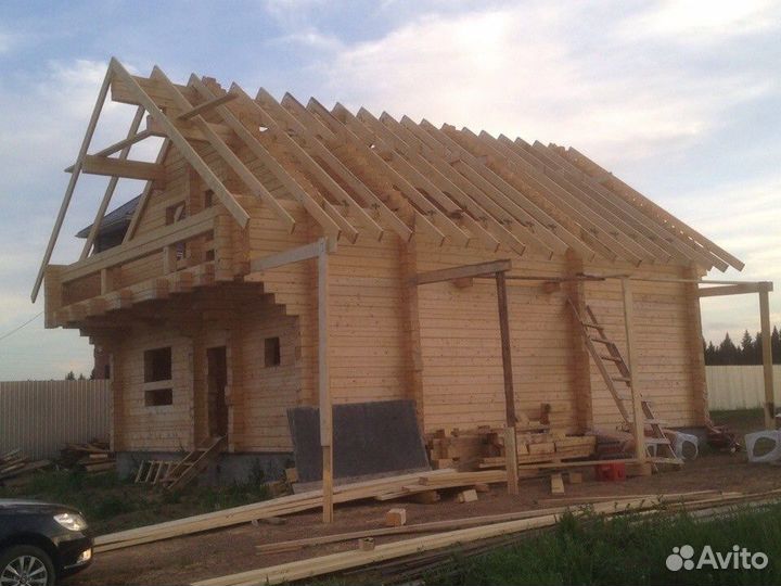 Сборка сруба,дома,бани. Брус, бревно