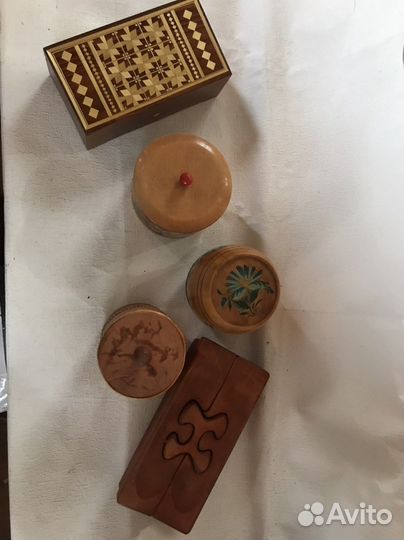 Шкатулки СССР новые и бу