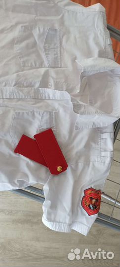 Рубашка школьная с погонами для 4 школы им Суворов