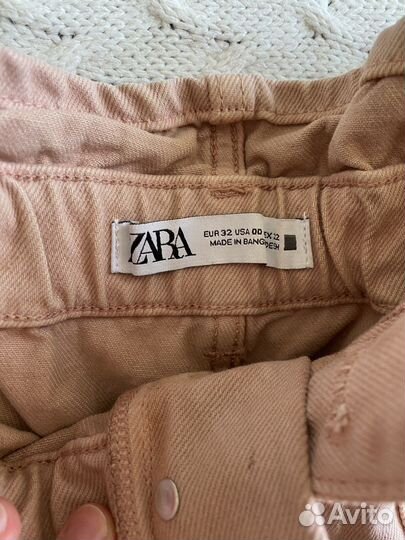 Шорты джинсовые zara