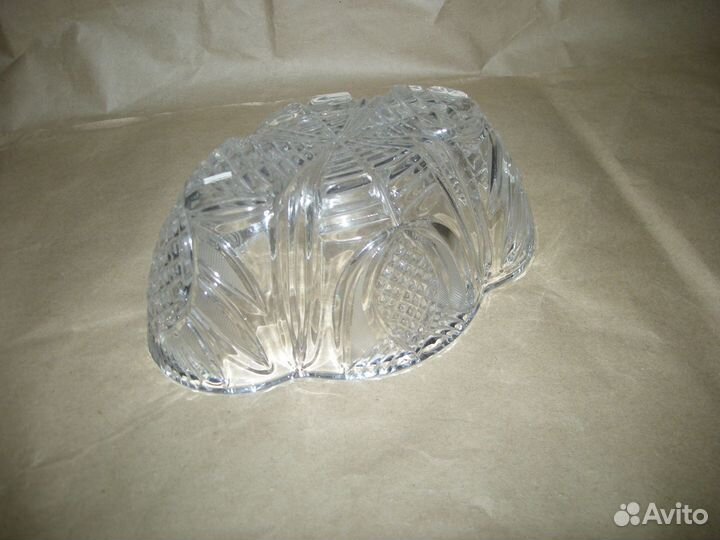 Рюмки СССР стеклянные хрустальные салатник