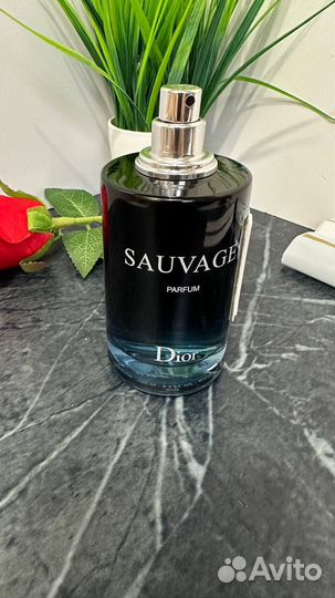 Dior Sauvage Parfum, Духи 98мл образец с витрины