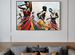 Картина маслом африканки Современное искусство