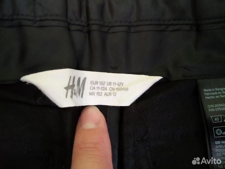 Брюки школьные для мальчика hm 146-152 размер