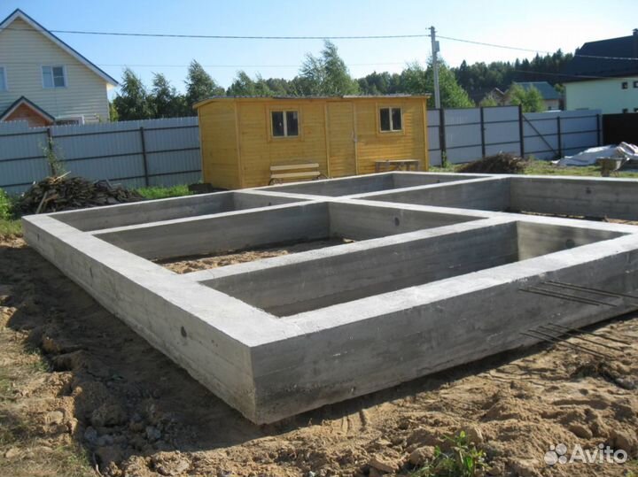 Заливка/ремонт фундамента.Бетонные работы