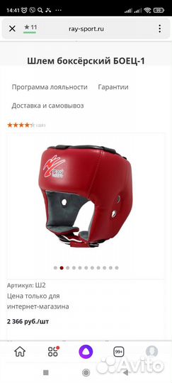 Шлем рэй-спорт 