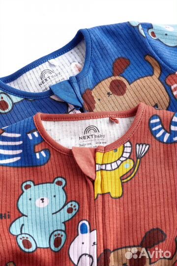 Слипы Next в рубчик, размеры 62,86