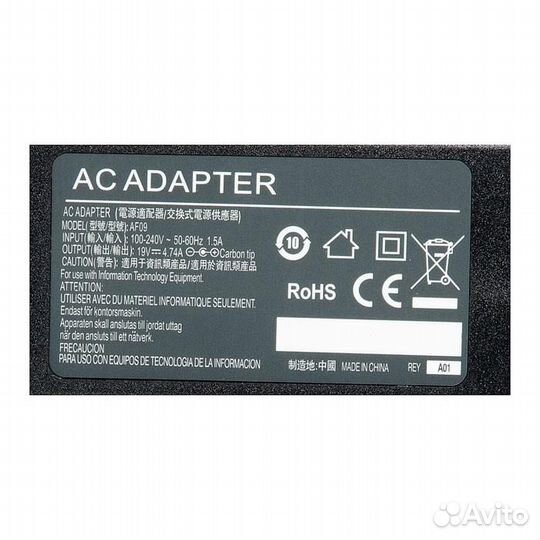 Блок питания (зарядка) для ноутбука Asus 19V, 4.74