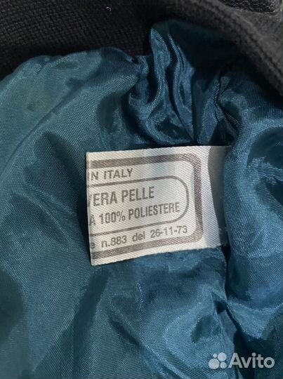 Куртка натуральная кожа куплена в италии