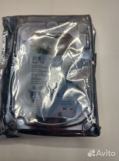 Exos 7E8 Seagate ST8000NM0075 8Tb SAS HDD новые