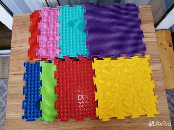 Коврик пазл массажный