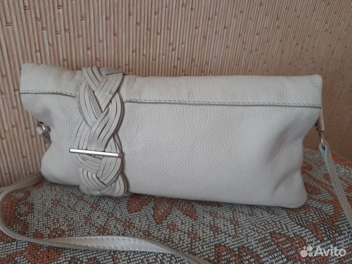 Сумка клатч Jimmy Choo натур. кожа