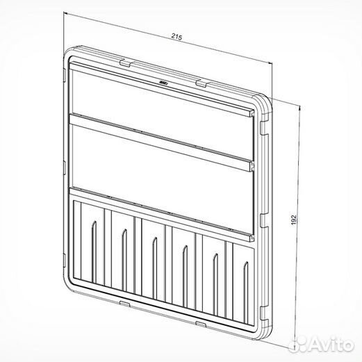 Кассета цен vista A5, формат А5+, цвет красный с