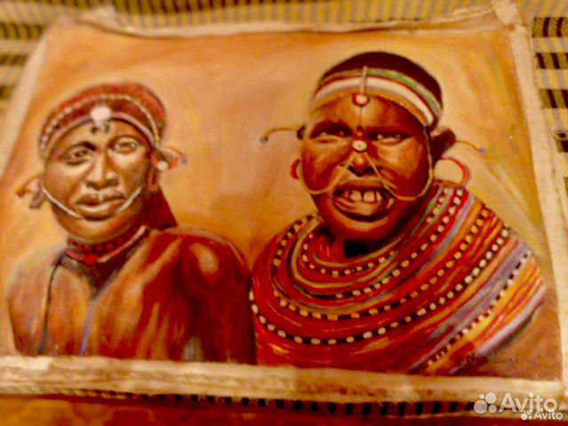 Картина Масаи Холст масло