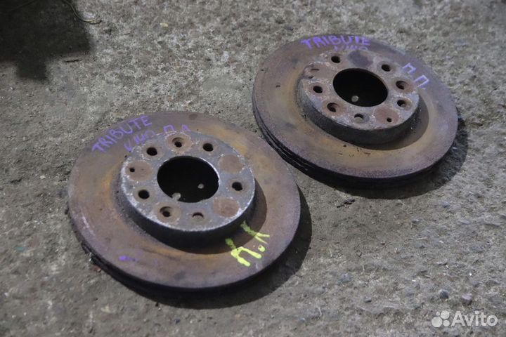 Тормозной диск перед на Мазда Трибьют
