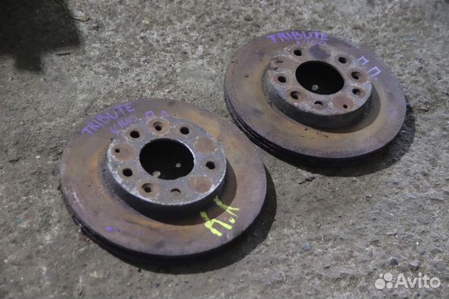 Тормозной диск перед на Мазда Трибьют