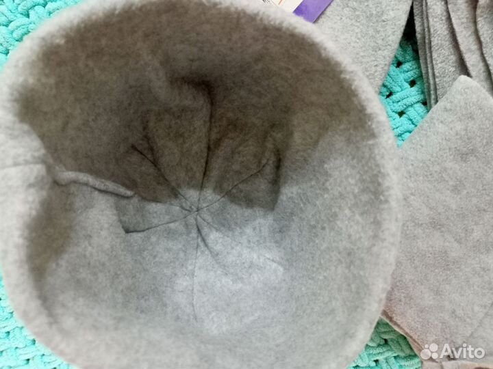 Новые флисовые шапочки для двойни
