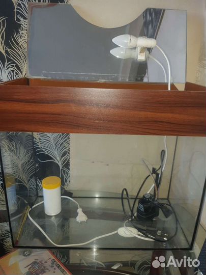 Аквариум 40л + фильтр, аэратор