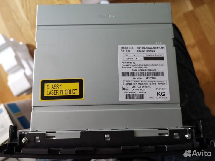 Штатная Автомагнитола Panasonic (Honda cr-v)