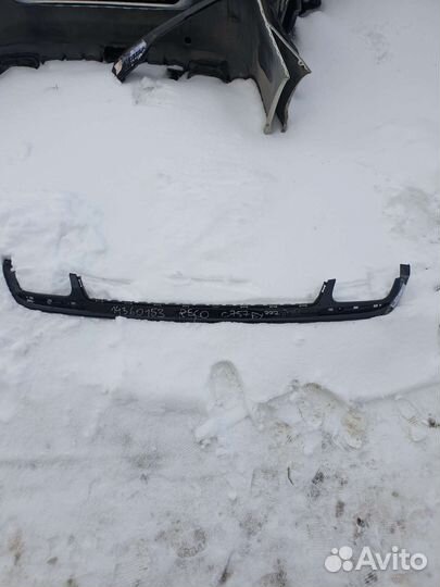 Накладка заднего бампера w222