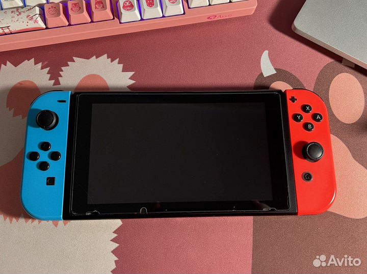 Nintendo switch, рст + Pro controller и 2 чехла