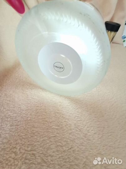 Бутылка стеклянная 3 литра с подсветкой