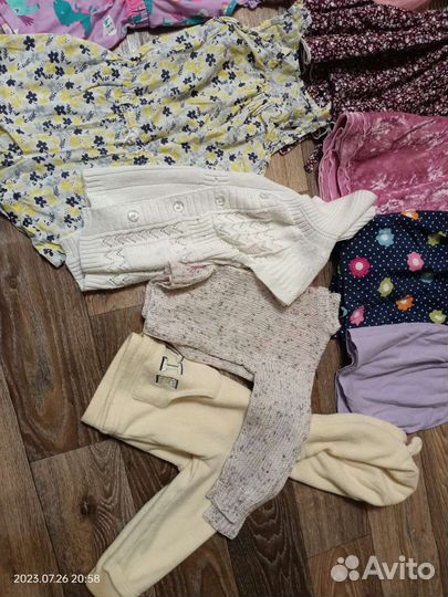 Вещи пакетом на девочку 86