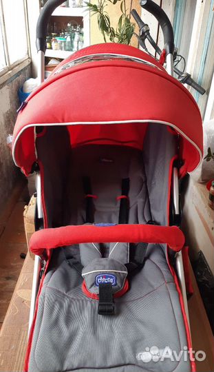 Коляска прогулка трость Chicco