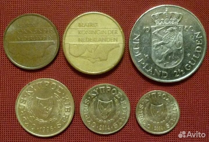 Монеты стран Западной Европы