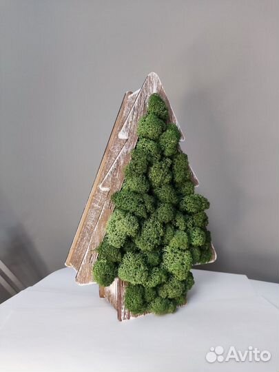 Новогодняя ёлка из мха