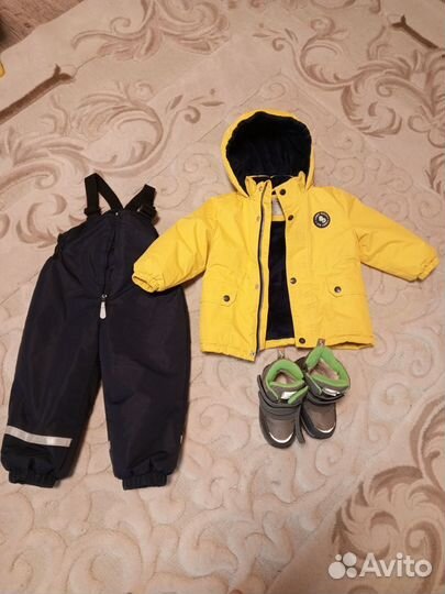 Зимний комбинезон+ботинки