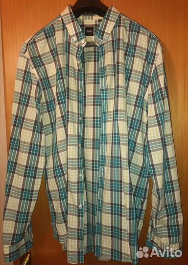 Рубашка мужская,Hugo Boss,оригинал