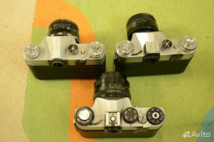 Фотоаппараты Зенит(ет,Е,В) 3шт