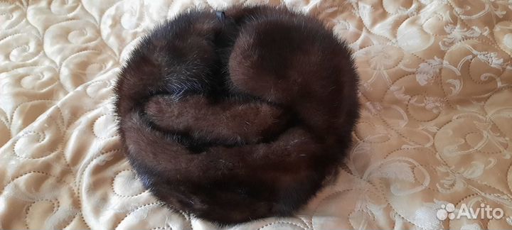 Норковая шапка мужская