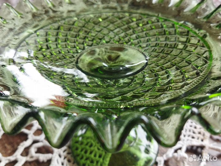 Ваза цветное стекло СССР