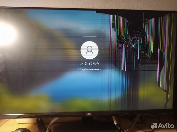 Монитор Dell 24 дюйма на запчасти