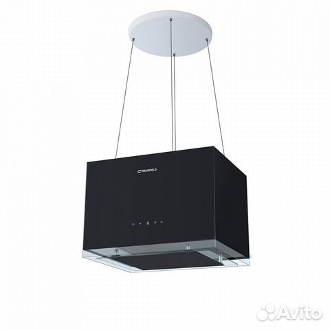 Кухонная вытяжка maunfeld BOX rope (isla) 50 Черна