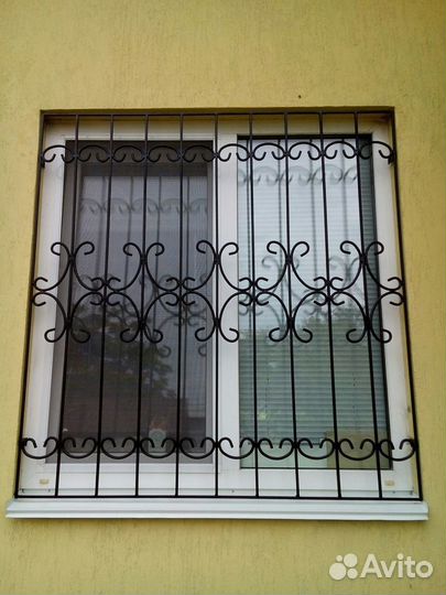 Решетки на окна металлические с установкой N 843